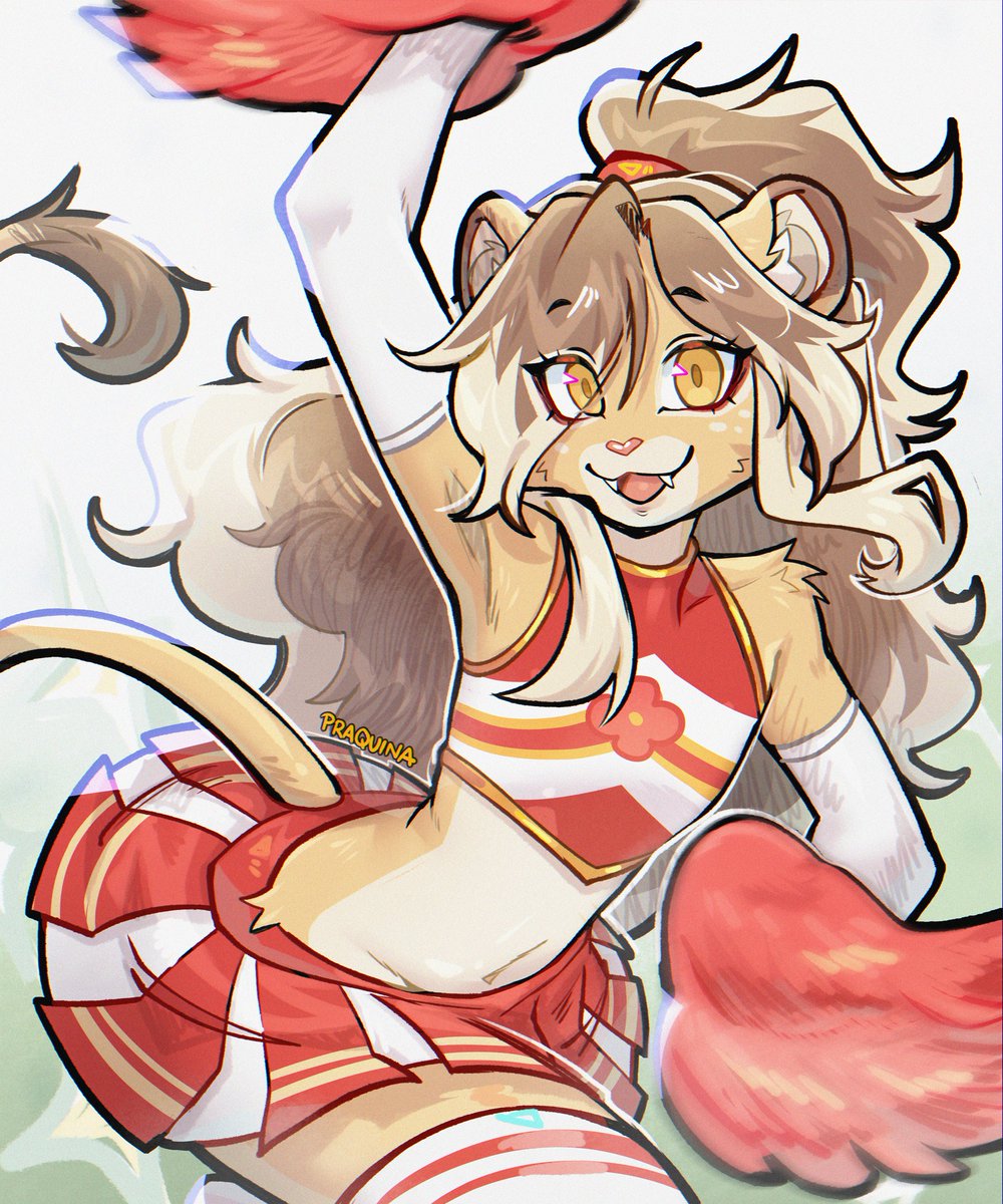 I would perform better at any game if this cutie was cheering me on

Lion by: <a href="/koiyaroid/">𝐊𝐎𝐈𝐘𝐀𝐑𝐎𝐈𝐃! 🌸 🔜TFF</a>