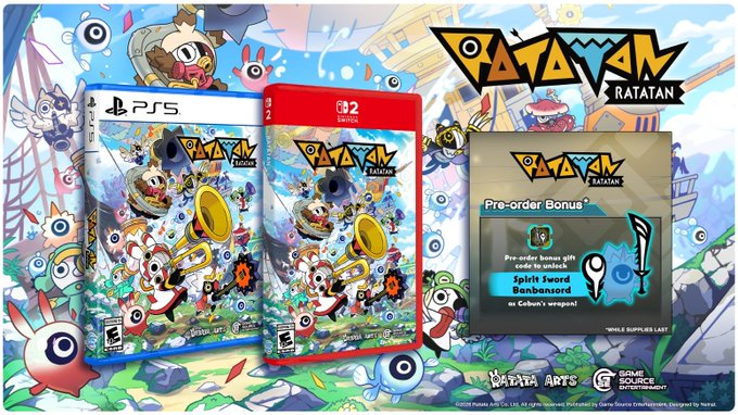 PhysicReleases's tweet image. Ratatan - Nintendo Switch 2, PlayStation 5 up for pre-order at LBG: lootboxgaming.us/tQTnIP #NSW #PS5 #PhysicalReleasesPreOrder