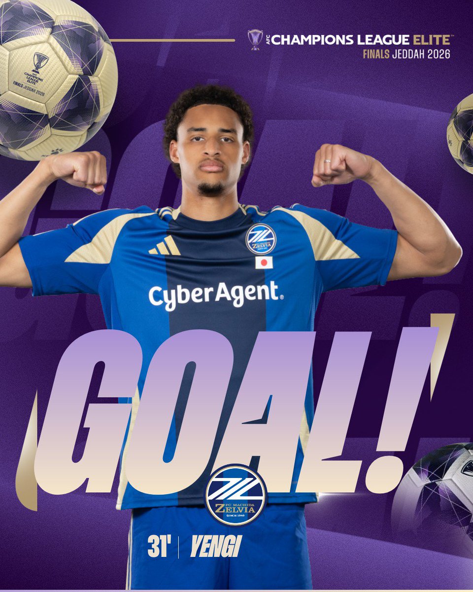 TheAFCCL's tweet photo. ⚽ 𝗚𝗢𝗔𝗟 | 🇯🇵 FC Machida Zelvia 1️⃣-0️⃣ Al Ittihad 🇸🇦
🔥 𝗧𝗲𝘁𝗲 𝗬𝗲𝗻𝗴𝗶 fires it in via a deflection to give the Japanese side the lead!
Watch 𝙇𝙄𝙑𝙀: https://t.co/pxq1V1t74m
#ACLElite | #MACvITH https://t.co/Dc0JK8AtUl