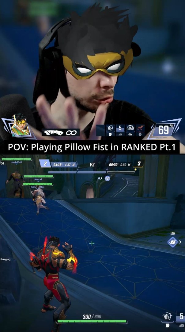 AMkyrieG14's tweet photo. POV: Playing PILLOW FIST in Ranked Pt.1 
*DPS CLUTCH*   
#marvelrivals #ironfist

https://t.co/sUcFprAv64 via @YouTube https://t.co/q8OhDlF6d5