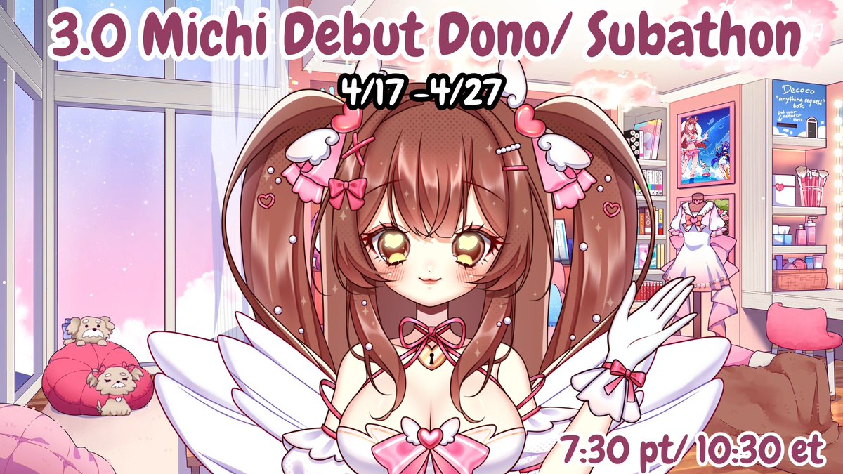 Michi Melody 🩷🪽 4/17 DEBUT 3.0 tweet media