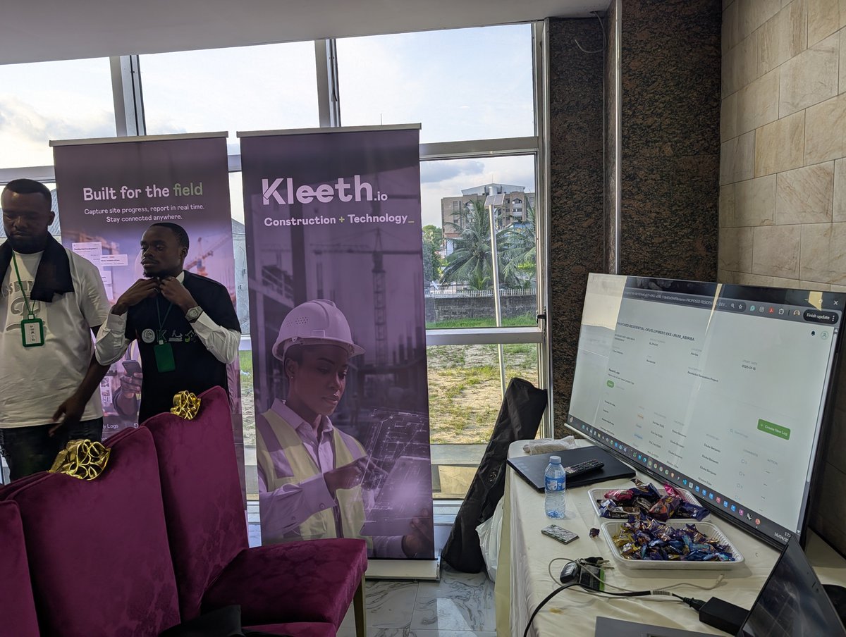KleethHQ's tweet photo. We're Live at the NIA (Nigerian Institute of Architects) Annual Conference.

If you're in attendance, come to our booth and say Hi.

We've got goodies for you too. 🤗 https://t.co/3y4B13yFzF