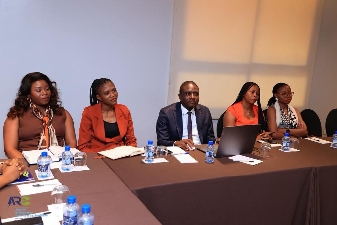 GaligombiP's tweet image. La DG de l'@AREDRC1 Mme SORAYA AZIZ MOTO, a échangé ce 16/04/2026 avec les futures ingénieures de l'UNIKIN pour rapprocher la régulation des jeunes talents féminins et promouvoir les carrières #STEM dans le secteur électrique, préparant ainsi une relève dynamique et inclusive.