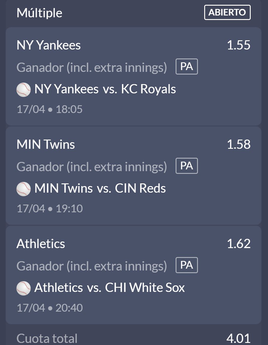 ThorographPlus's tweet photo. #Hipismo 
#Parley 
#MLB 
#FreePicks 
Viernes, 17/04/2026 
Vía @ThorographPlus procesado por @TrackVision360 https://t.co/x6y2W4I0nk