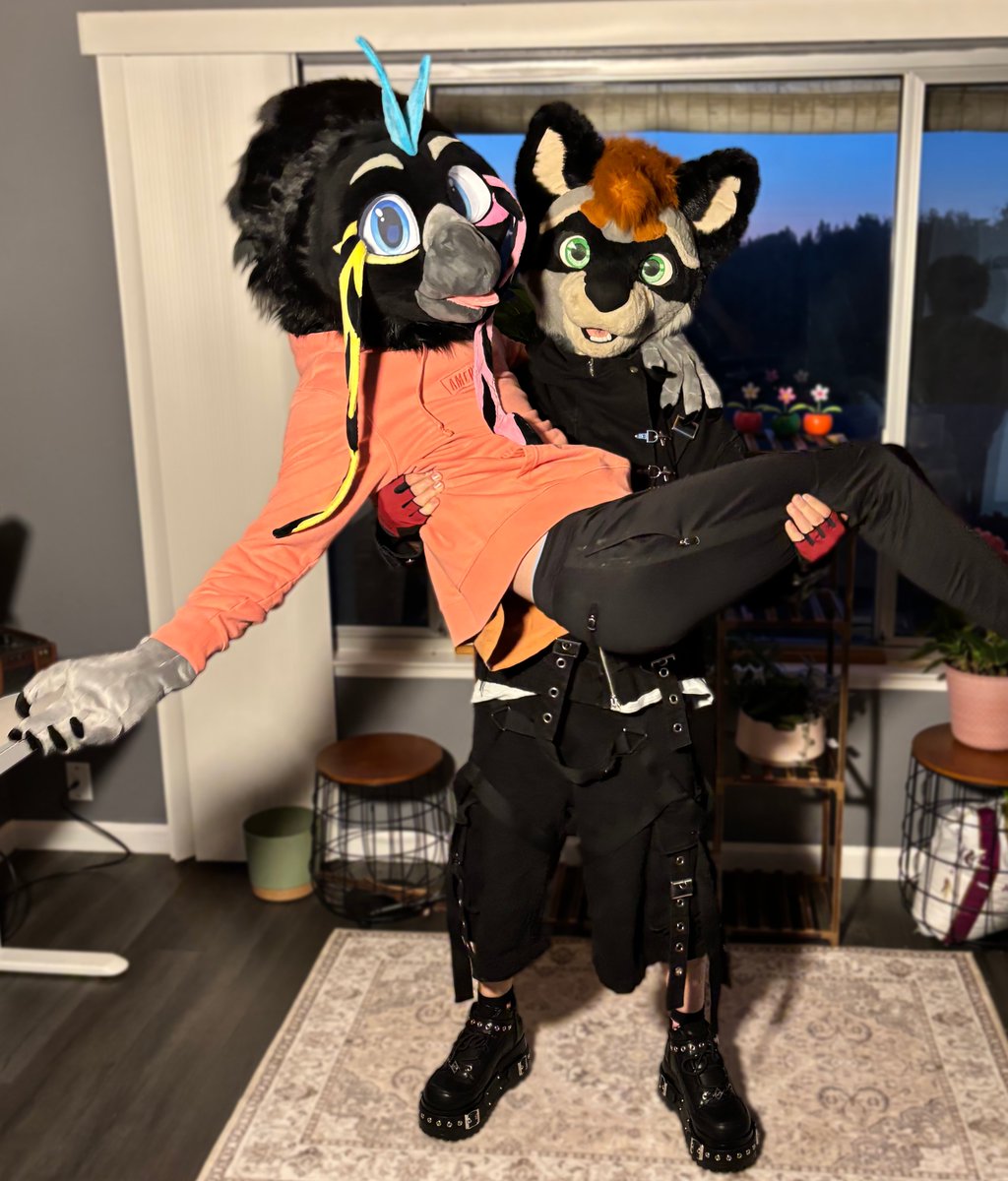 this fucking raccoon keeps showing up at my house and saying mean things to me

🦝: <a href="/D1ABETICDUMBASS/">Matthew</a> 
#FursuitFriday