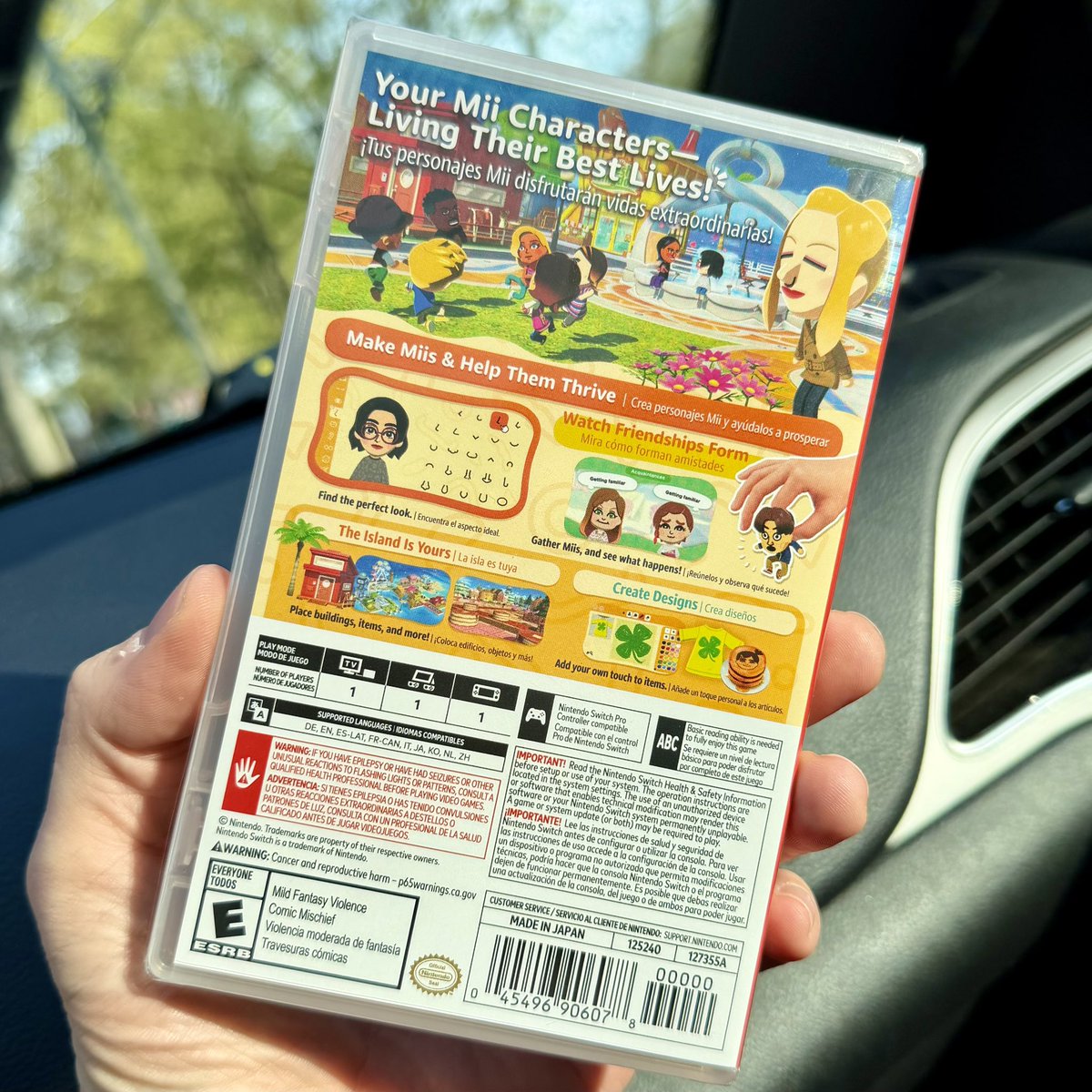 Eu estava com saudades dessas capas transparentes e cartuchos preto kkkk tudo é tão vermelho agora!! Tomodachi Life Living the Dream Nintendo Switch Unboxing
youtube.com/shorts/prTUSH9…