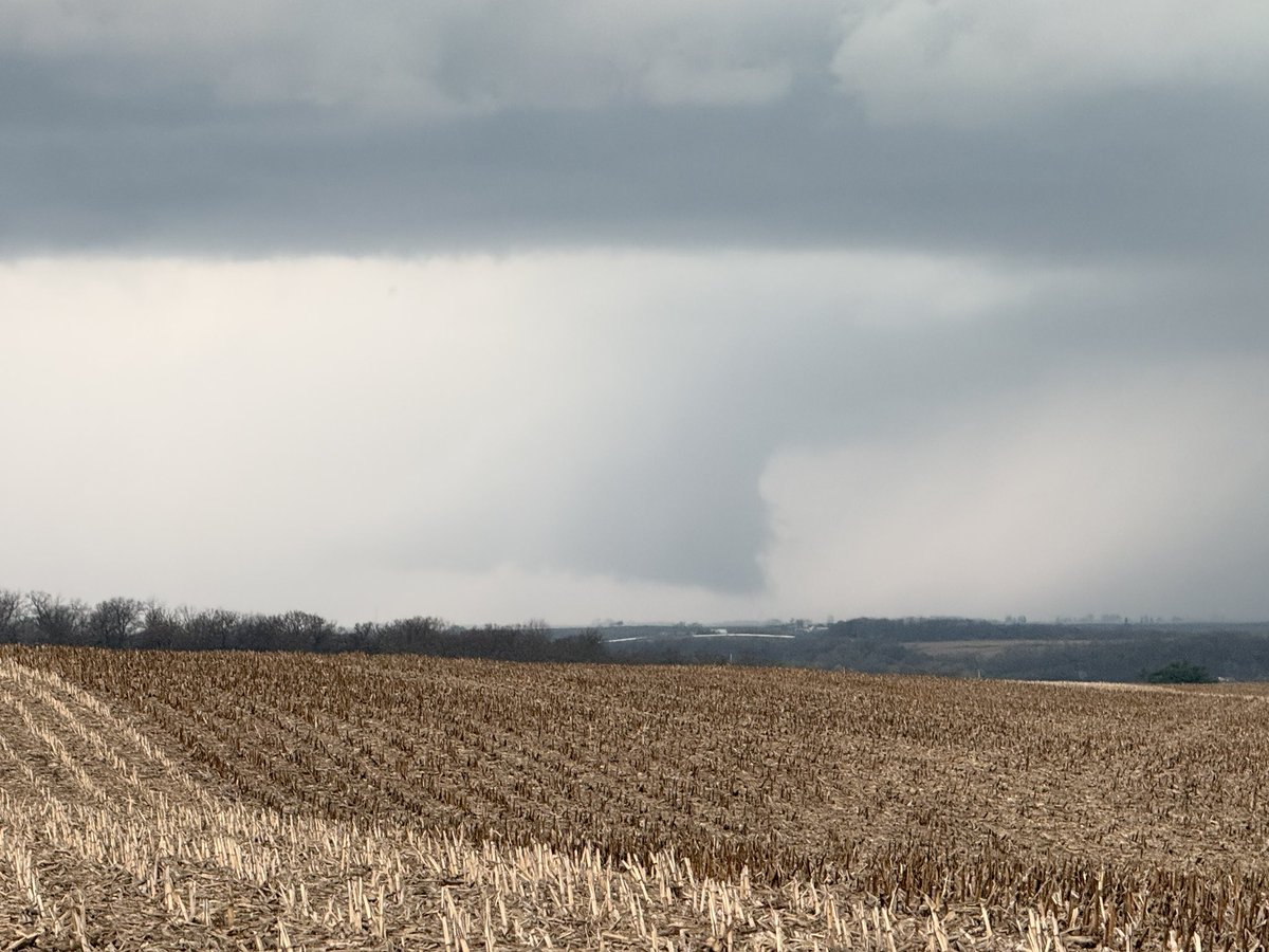 phardy1229's tweet image. Impressive wall cloud just to the west of La Motte, IA 

@NWSQuadCities 

#Iawx #weather