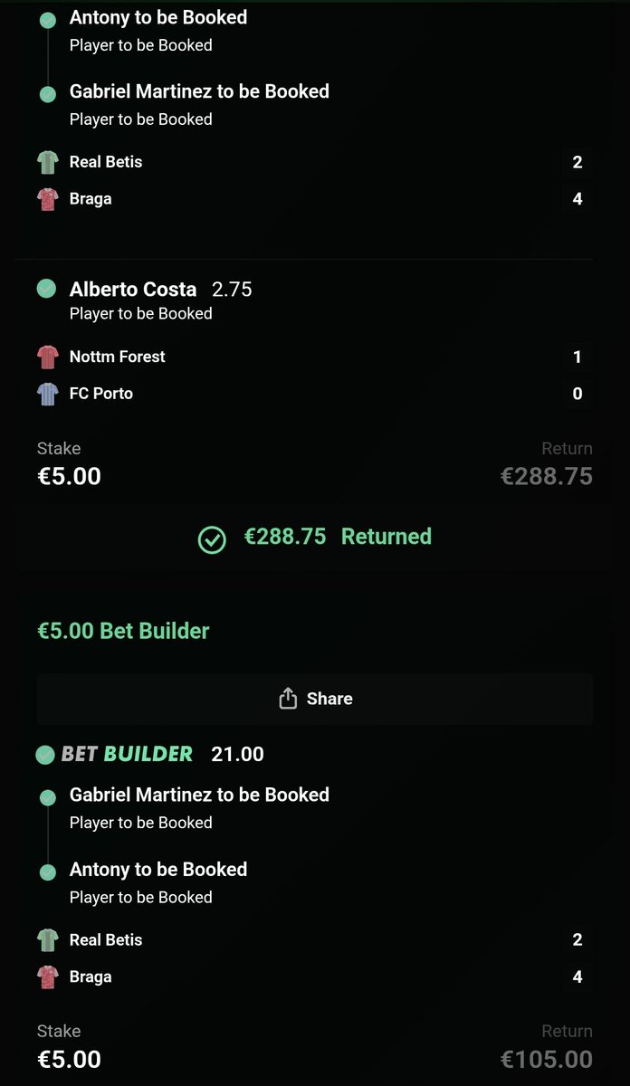 Not often make bets, only when i feel good, and yesterday is good night #betting #winbet #footballbetting #cardbet 
I will post next one before game start