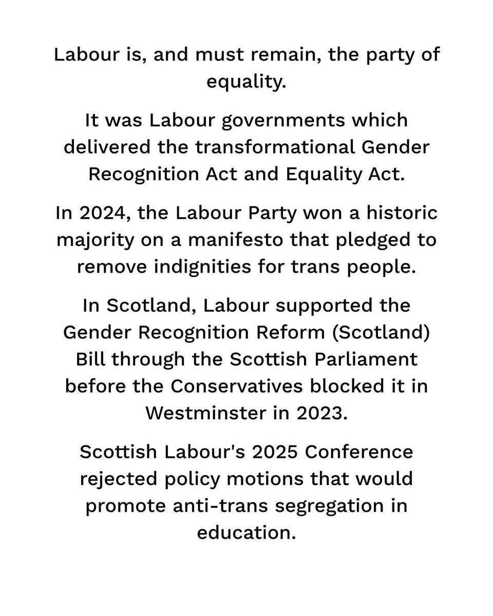 Labour For Trans Rights tweet media