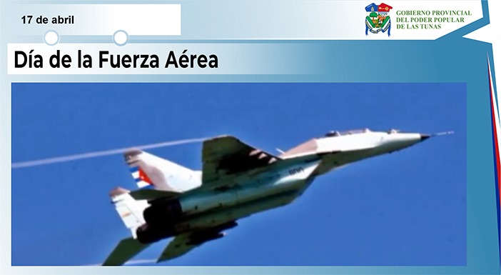 ✈️🇨🇺 En el Día de las Fuerzas Aéreas Revolucionarias, honramos a quienes defienden nuestra soberanía desde el cielo. 
¡Gloria eterna a los héroes de Girón y a las FAR! 
#Cuba #FuerzasAéreas #GirónEsHoy #LasTunas 
<a href="/GobiernoCuba/">Gobierno Cuba 🇨🇺</a> <a href="/YelenysLasTunas/">Yelenys Tornet Menéndez</a> <a href="/LorenzoOsbel/">Osbel Lorenzo</a>