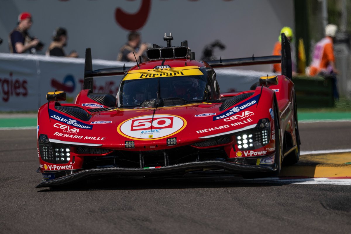 FerrariHypercar's tweet image. #Ferrari quick in free practice at @autodromoimola.

#FerrariHypercar #WEC #6HImola

Read more  ⤵️ 

ferrari.com/en-EN/hypercar…