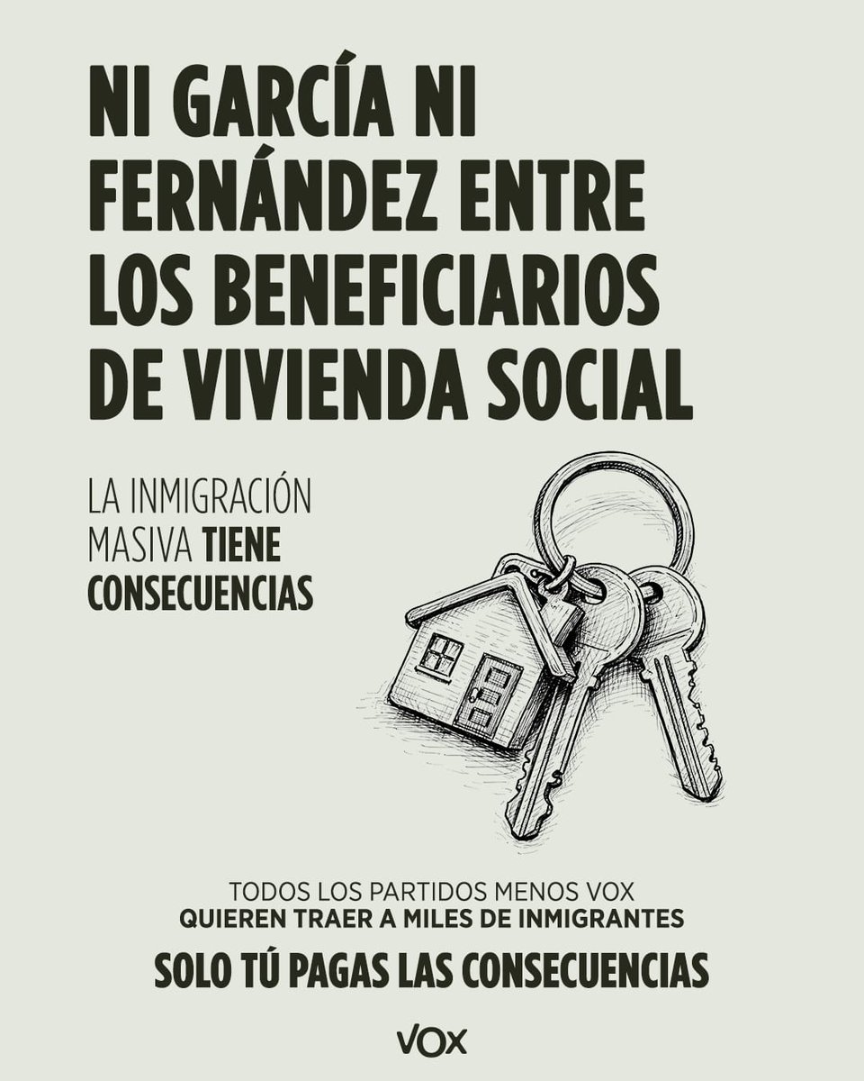 VoxTorrejon's tweet photo. La inmigración masiva tiene sus consecuencias y sólo tú las pagas.
Los españoles primero.
#consecuencias
#SoloQuedaVOX https://t.co/OSZqB976np