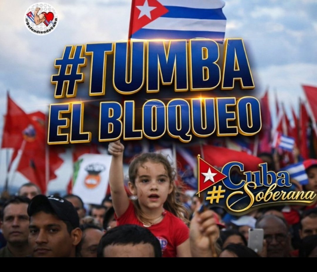#PatriaConFidel: “Nuestro glorioso y heroico pueblo, a pesar de un inhumano bloqueo (...), no ha plegado jamás sus banderas; ha luchado y luchará contra el siniestro imperio. Ese es nuestro pequeño mérito y nuestro modesto aporte”.

‼️#TumbaElBloqueo‼️
#DefendiendoCuba🇨🇺💪❤️