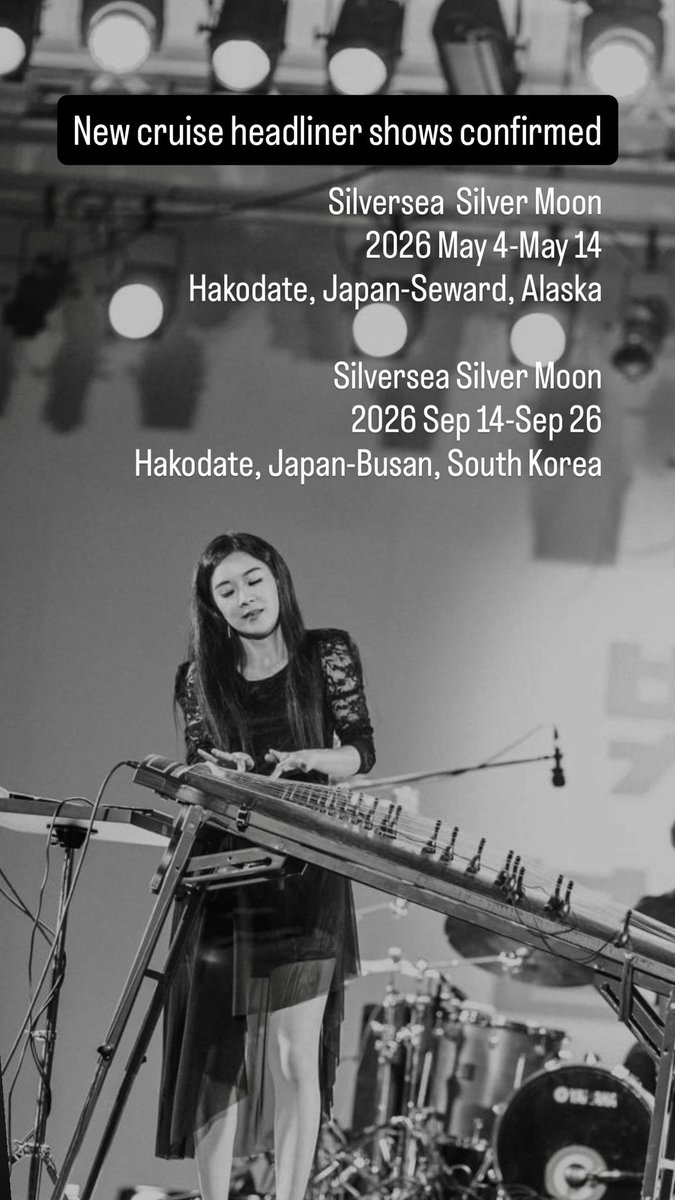 Lunaxmusic's tweet image. I still can’t quite believe that my debut at sea will be with one of the most luxurious cruise lines, Silversea. 
Please stay tuned!
Thank you always for your support 🩶 #guestentertainer #headliner #silversea #silvermoon
