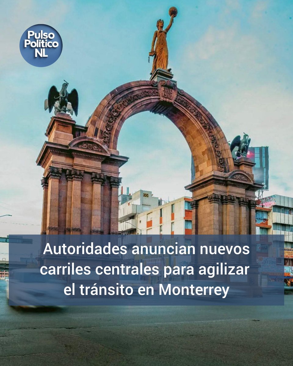 Monterrey habilitará los carriles centrales de Pino Suárez y el Arco de la Independencia para mejorar la circulación en el Centro.

⚠️ Conduce con precaución y sigue la señalización.
