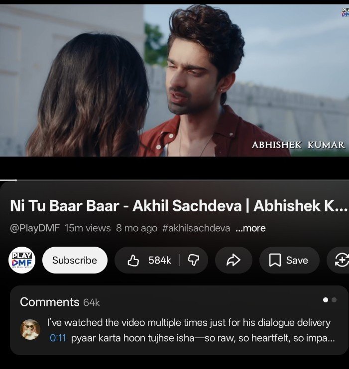 AvixLalisa's tweet image. 64k comments 
15M views
584k likes 😏😐

Isse kehte hai real hype #Abhisha 

#Avisha ke sirf 10-20 log h jo gadha majdoori kark bhi iske 1/4 number tak nahi le jaa sakte #AvinashMishra ka MV

@Avinash_galaxy aur karo delulu delulu 🤧😂
