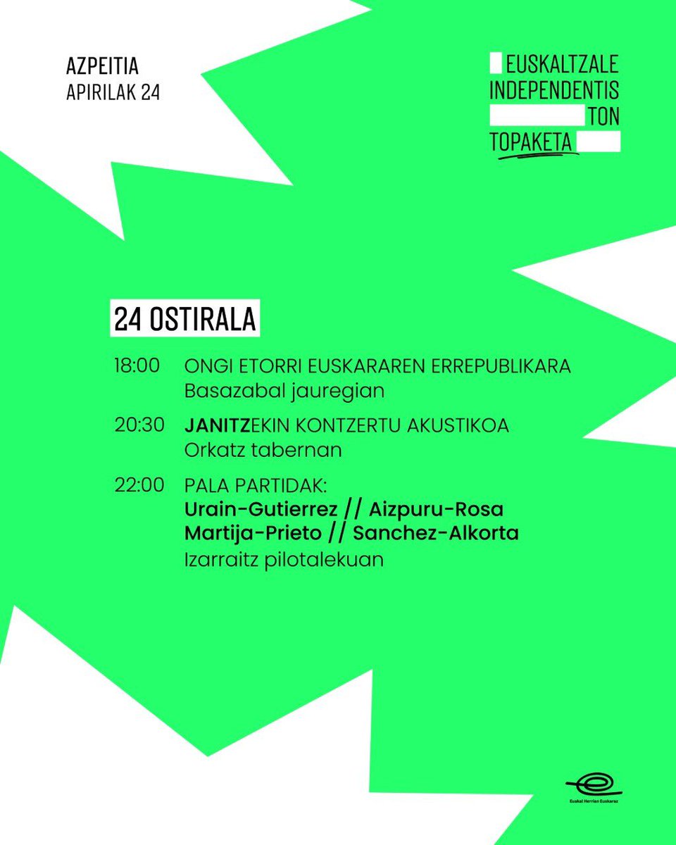 Euskal Herrian Euskaraz tweet media