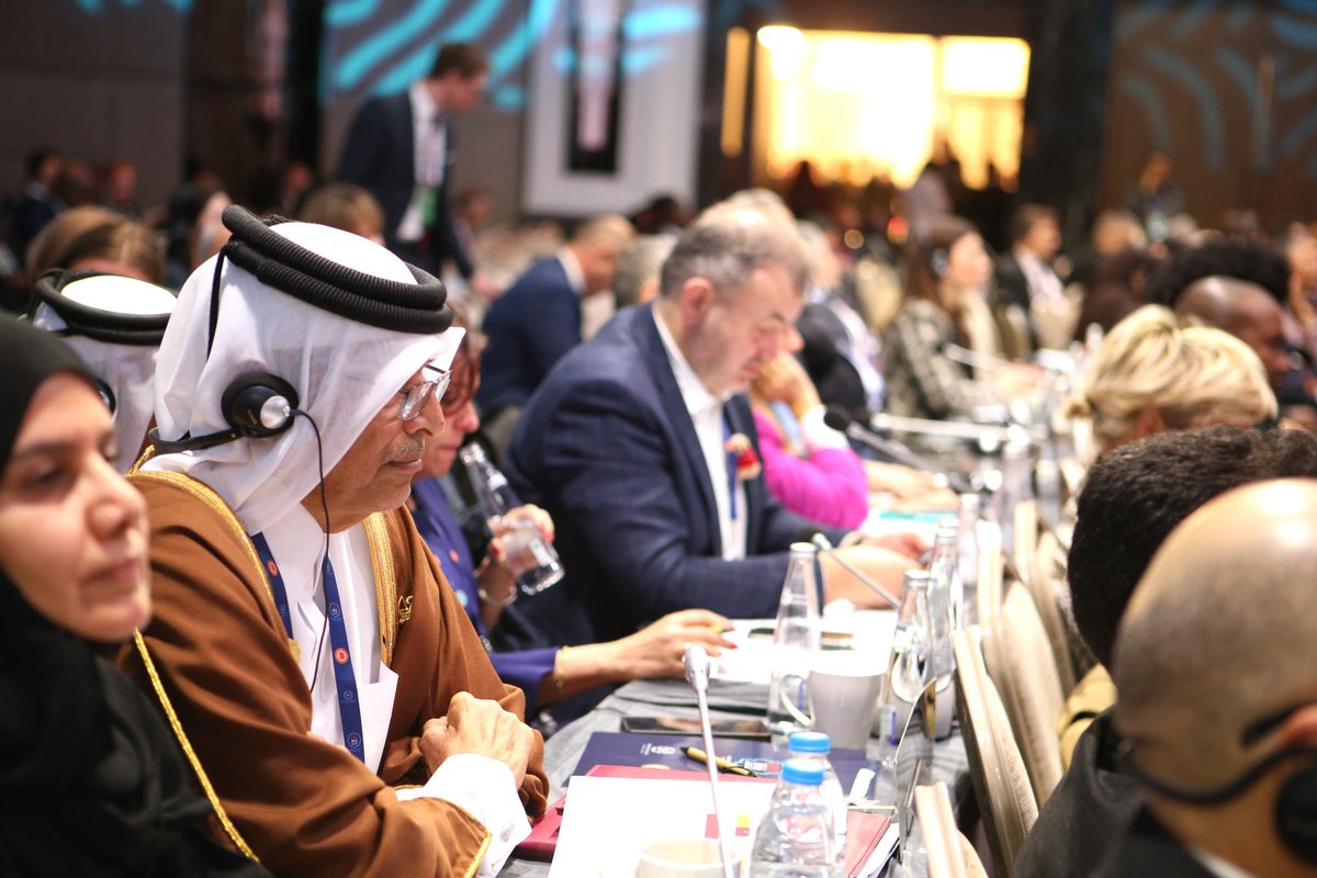 ShuraQatar's tweet photo. فوز البند الطارئ المقدم من دولة قطر وعدد من الدول في الجمعية العامة الـ152 للاتحاد البرلماني الدولي بإسطنبول، بأغلبية ساحقة، بعنوان: "الحاجة القصوى لتضافر الجهود البرلمانية للحفاظ على اتفاقات وقف إطلاق النار ودعم إحلال السلام في الشرق الأوسط والمناطق الأخرى". https://t.co/RA1tbFaK4P