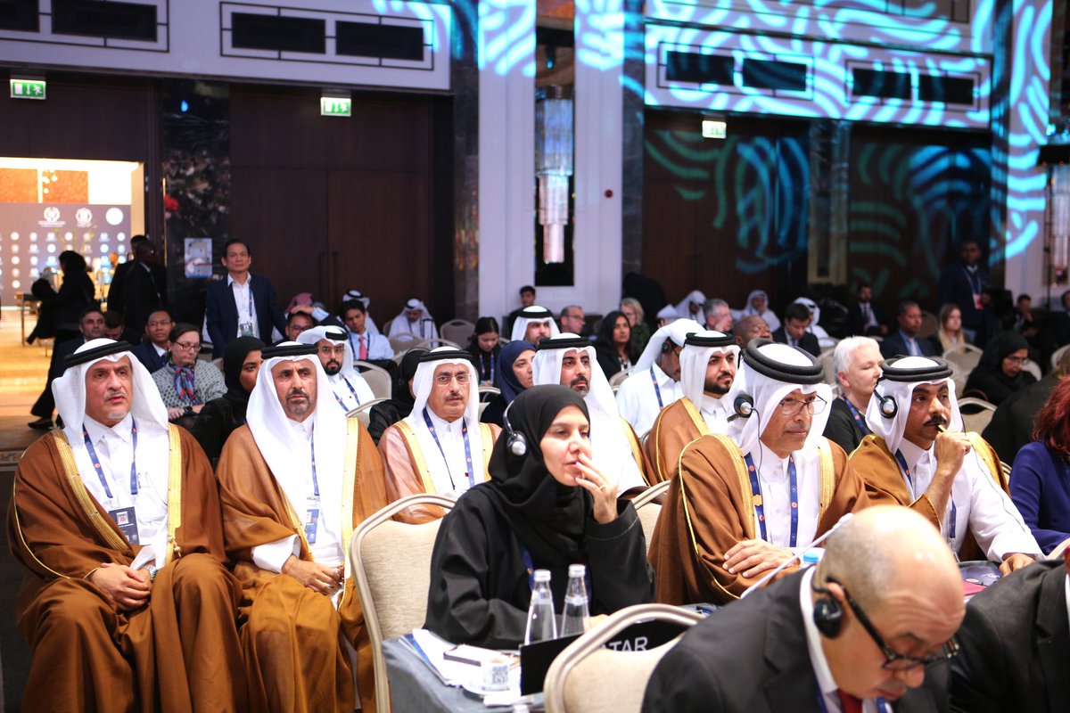 ShuraQatar's tweet photo. فوز البند الطارئ المقدم من دولة قطر وعدد من الدول في الجمعية العامة الـ152 للاتحاد البرلماني الدولي بإسطنبول، بأغلبية ساحقة، بعنوان: "الحاجة القصوى لتضافر الجهود البرلمانية للحفاظ على اتفاقات وقف إطلاق النار ودعم إحلال السلام في الشرق الأوسط والمناطق الأخرى". https://t.co/RA1tbFaK4P