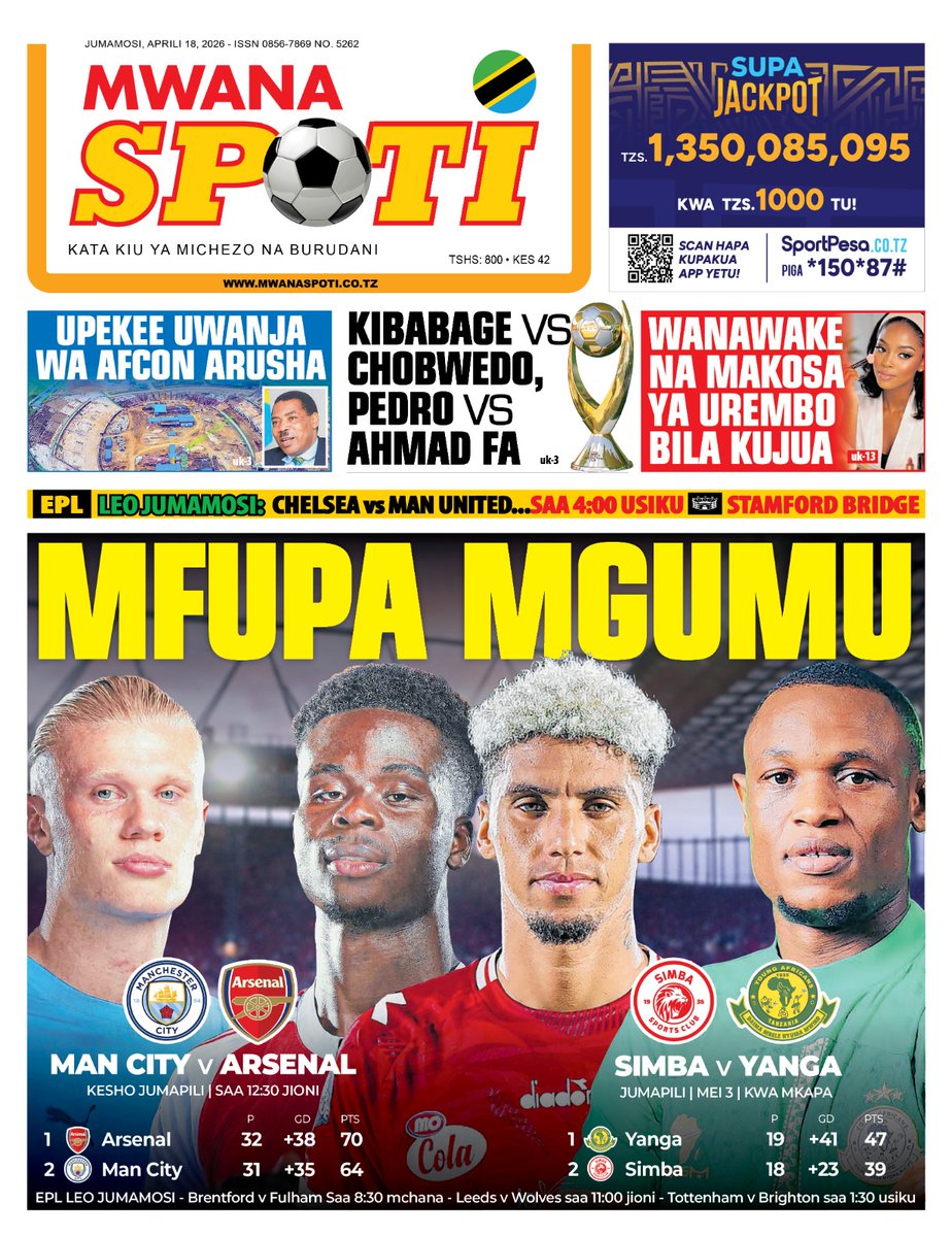 MwanaspotiTZ's tweet image. Maspoti full vibe, bei haziumizi mfuko!

Pakua app ya #MwanaClick kwenye #GooglePlay ama #AppStore, au tembelea mwanaclick.com kupata nakala yako ya kidijitali.

Mtandaoni mpaka mtaani #TunawezeshaTaifa