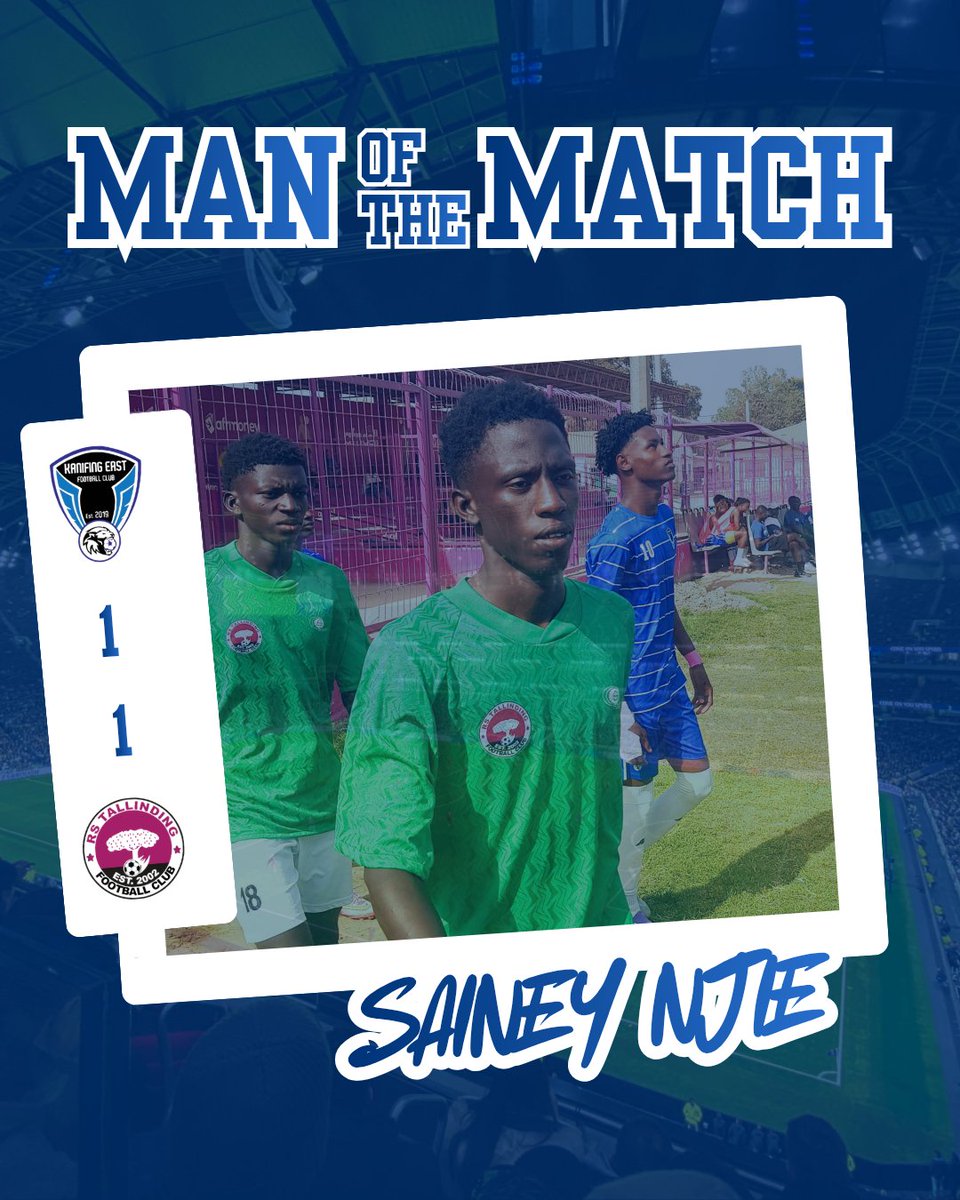 After bossing the midfield with great composure and total calmness against Kanifing East yesterday, Sainey Njie has been named Player of the Match for Week 21.

#BufferZoneBoys
