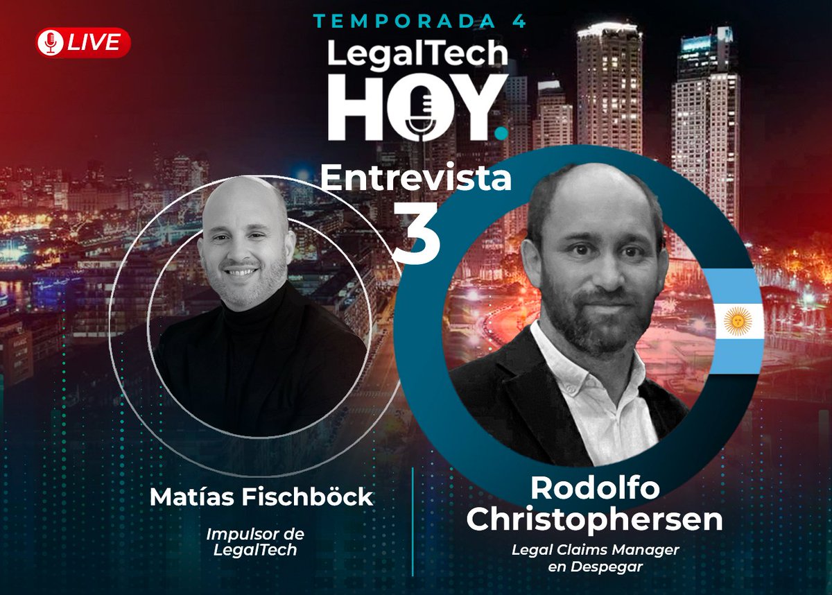 Legaltechhoy's tweet photo. Miralo completo en:

Spotify: https://t.co/hikxrbbPBC

Youtube: https://t.co/PQ1qO3GTcd

🚀 ¿Querés que tu marca esté presente frente a los líderes que están transformando el derecho y la justicia?

Consultanos por espacios de auspicio en Temporada 4. https://t.co/LyFOpdepq7