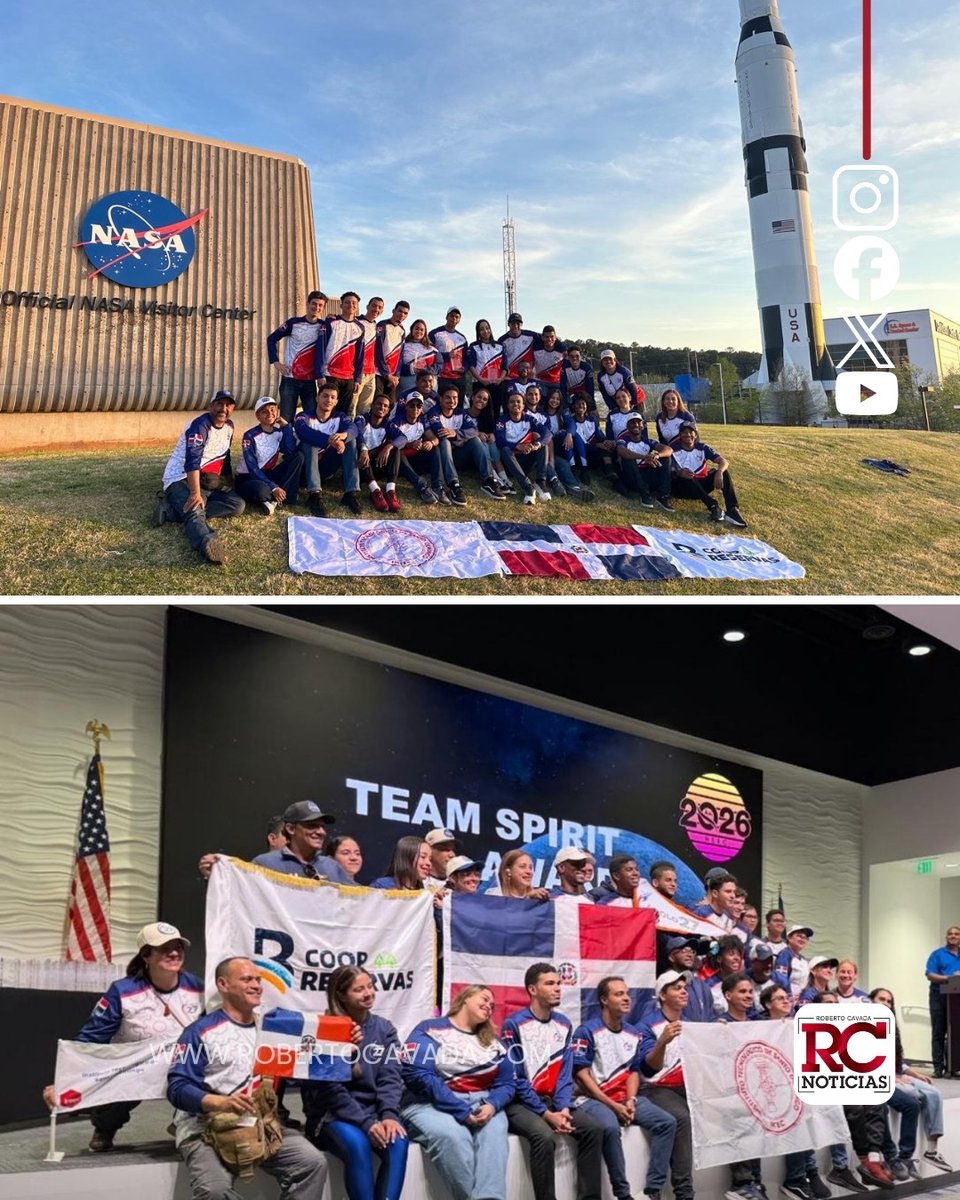 rcavada's tweet image. Apolo 27 de INTEC hace historia en la NASA: rompe récords con su rover y alcanza 15 premios

robertocavada.com/apolo-27-de-in…

#RobertoCavada #RCNoticias #Nasa #Apolo27