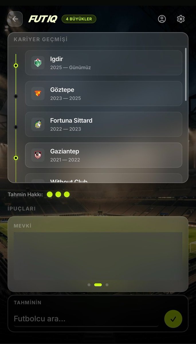 Uygulama yüklemeden tarayıcı üzerinde, kariyerden futbolcu bulma oyunu keşfettim acayip sarıyor 

Linki Mente Bırakıyorum <a href="/futiq2026/">FUT IQ</a>