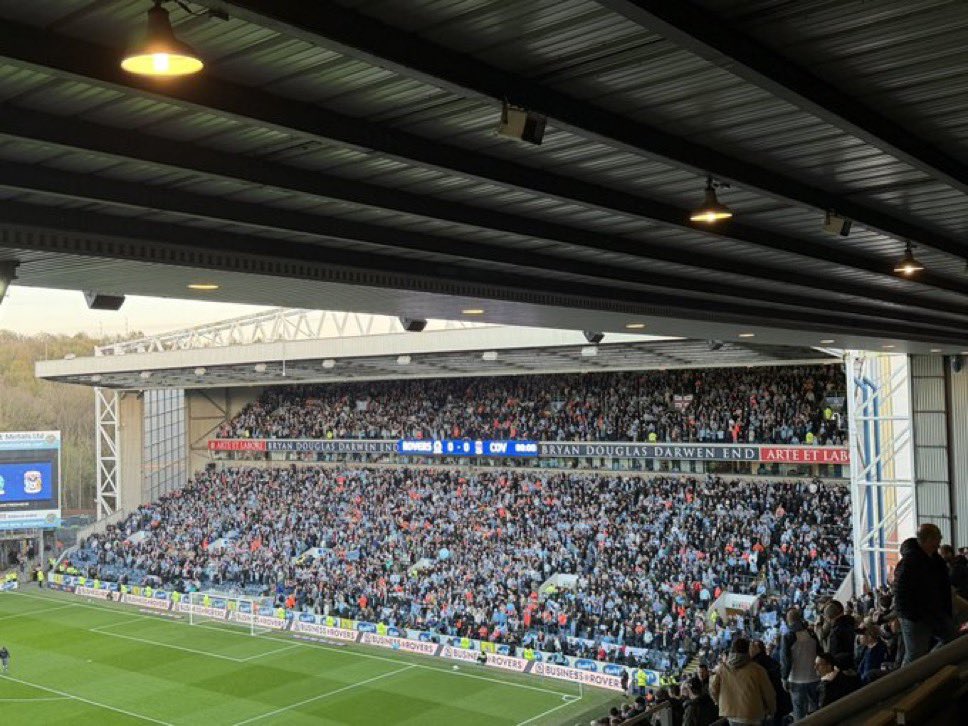Awaydays23's tweet image. Coventry City at Blackburn Rovers tonight #PUSB 

The premier league awaits
