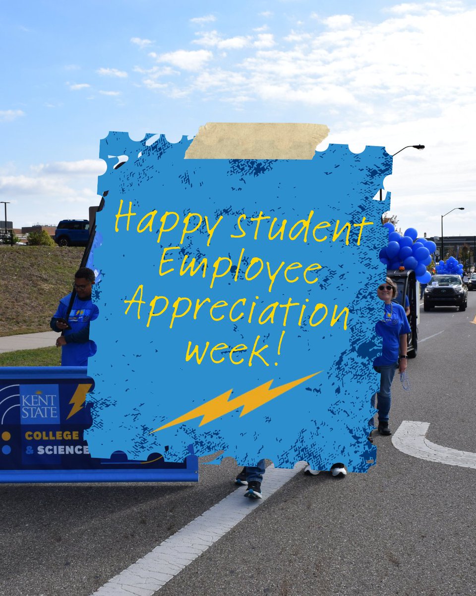 KSU_CollegeofAS's tweet image. It’s Student Employee Appreciation Week, and we’re shining a spotlight on the people behind the College of Arts and Sciences. Thank you for everything you do! 💙💛

#kentstate #studentemployee