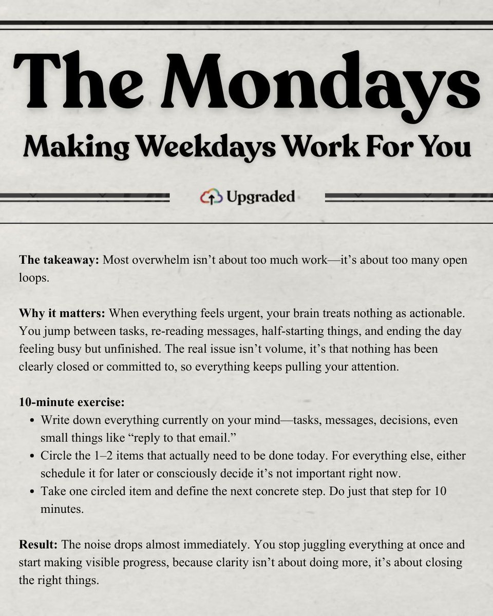 will_richman's tweet image. This Monday: funding you didn’t know existed, an automation that buys your team time back, a perspective shift, and a community spotlight worth reading. Four things. Five minutes. mailchi.mp/getupgraded/3x… 

#newsletter #advice #upgrade #grants