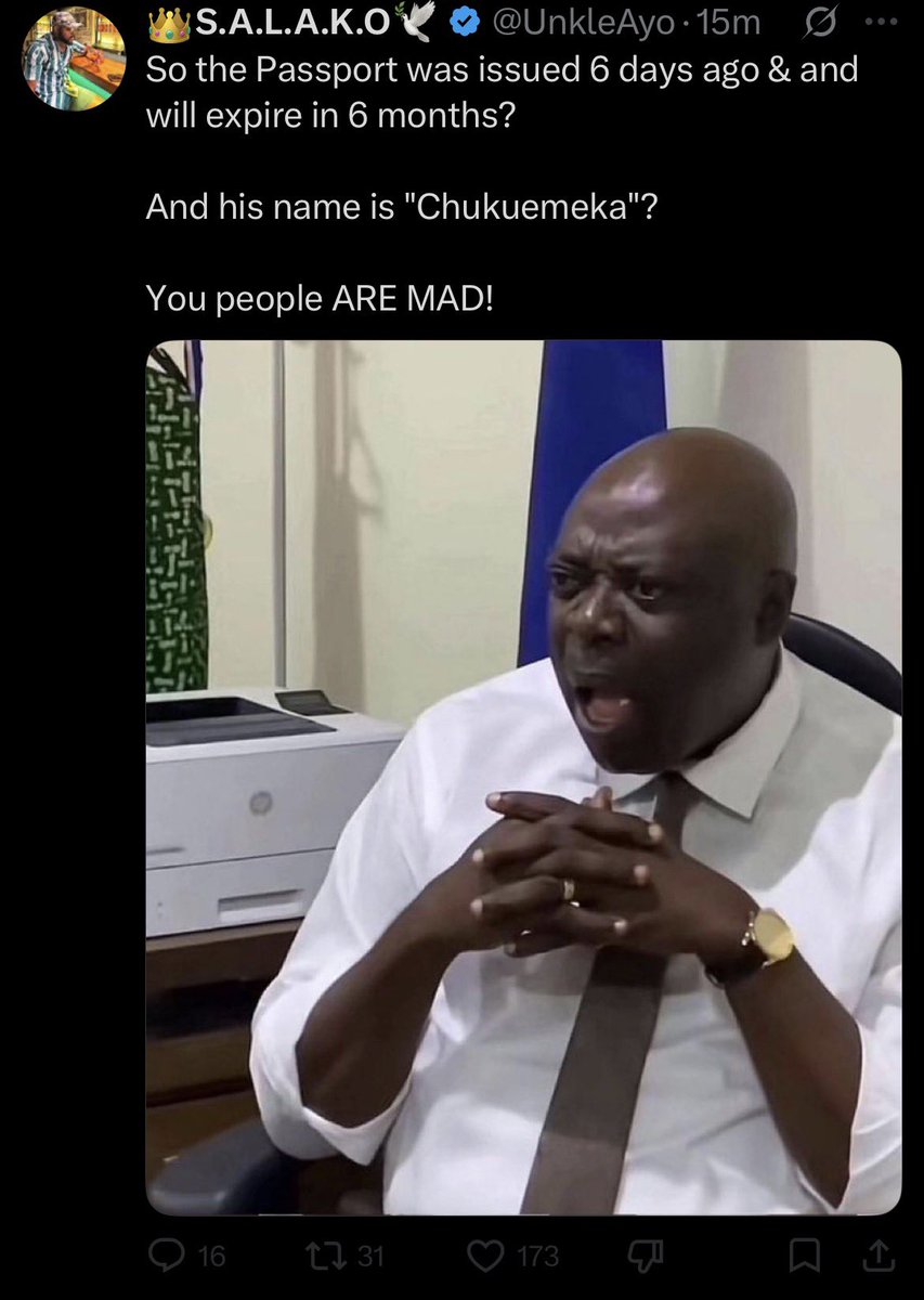 If you want to see how much Gullible this IPOB/OBIDIENTS are just check this comment section.

They don't know the difference between a Passport and a quick Travel document which can be issued urgently in case of extraditing a criminal 

Even someone  people think he get sense👇