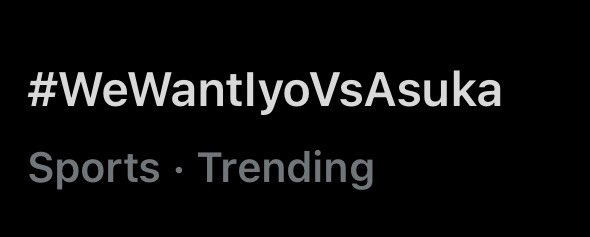 ITS STILL TRENDING KEEP IT GOING!! DONT STOP UNTIL ITS ADDED

#WeWantIyoVsAsuka <a href="/TripleH/">Triple H</a> <a href="/TKOGrp/">TKO</a>