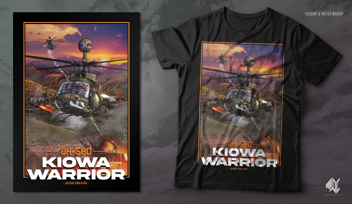 Jonbloor7's tweet image. ...and before I produced merch for @nuclearoptionvg - I originally worked with Polychop Simulations on the DCS Gazelle and Kiowa artwork. This was where I established my 'style'.

Sadly the Gaz artwork never saw sale. Still proud of this!

#dcsworld #dcs #kiowa #gazelle