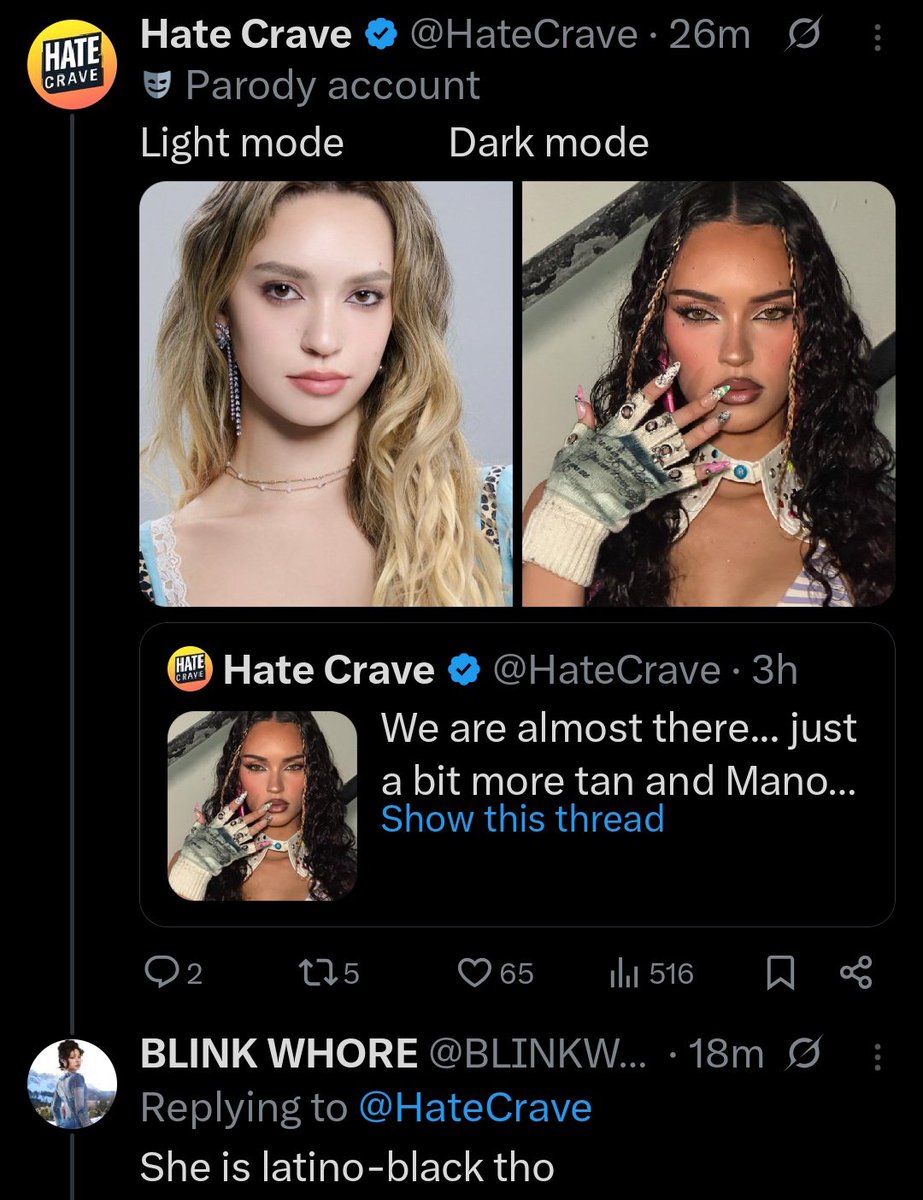 Hate Crave tweet media