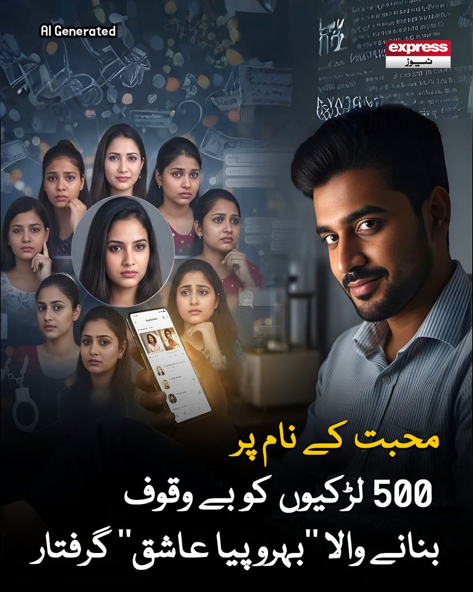 ExpressNewsPK's tweet image. بہروپیے نے پانچ سو سے زاید خواتین کو محبت کے نام پر دھوکا دے کر کروڑوں روپے لوٹ لیے

مزید پڑھیں : express.pk/story/2809022/

#CrimeNews #Fraud #Arrested #LoveScam