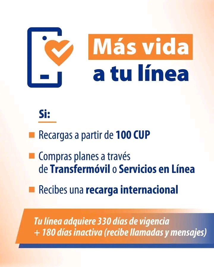 Para darle más vida a tu línea #EtecsaTeAcompaña