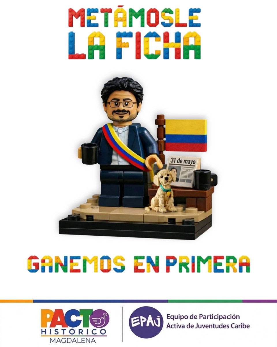 Metámosle la ficha y ganemos en PRIMERA con <a href="/aida_quilcue/">Aida Quilcué</a> e <a href="/IvanCepedaCast/">Iván Cepeda Castro</a>! 🇨🇴

#cepedapresidente
#pactohistórico
#ivancepedapresidente 
#petropresidente