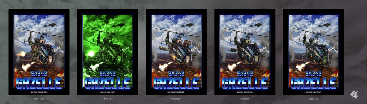 Jonbloor7's tweet image. ...and before I produced merch for @nuclearoptionvg - I originally worked with Polychop Simulations on the DCS Gazelle and Kiowa artwork. This was where I established my 'style'.

Sadly the Gaz artwork never saw sale. Still proud of this!

#dcsworld #dcs #kiowa #gazelle