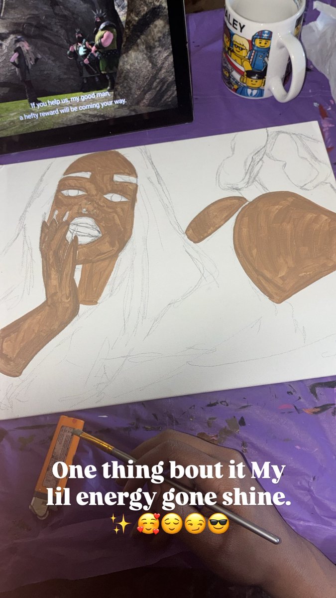 92sturdy's tweet image. One thing bout it My lil energy gone shine. ✨ 🥰😌😏😎 #artist #fypage