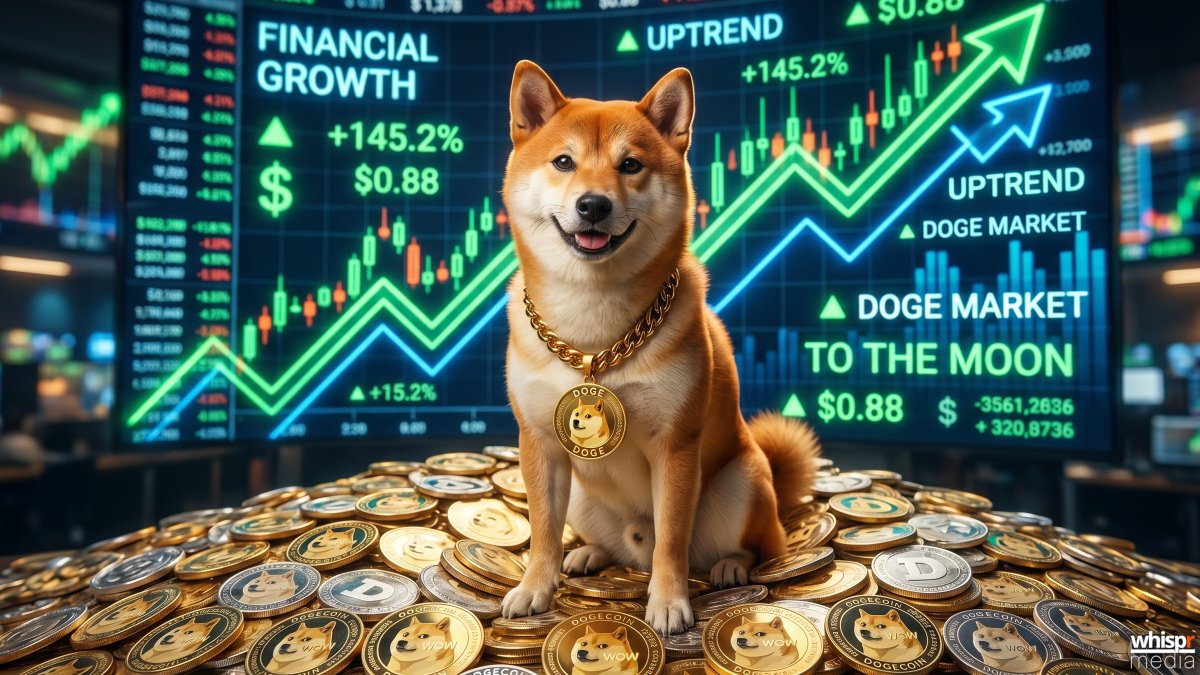 WhisprNews's tweet image. 🐶 Dogecoin sorprende con un rally del 3,83% y un volumen récord, duplicando su media mensual. ¿Hype de memecoins o acumulación institucional? El mercado sigue de cerca. #Dogecoin #Cripto