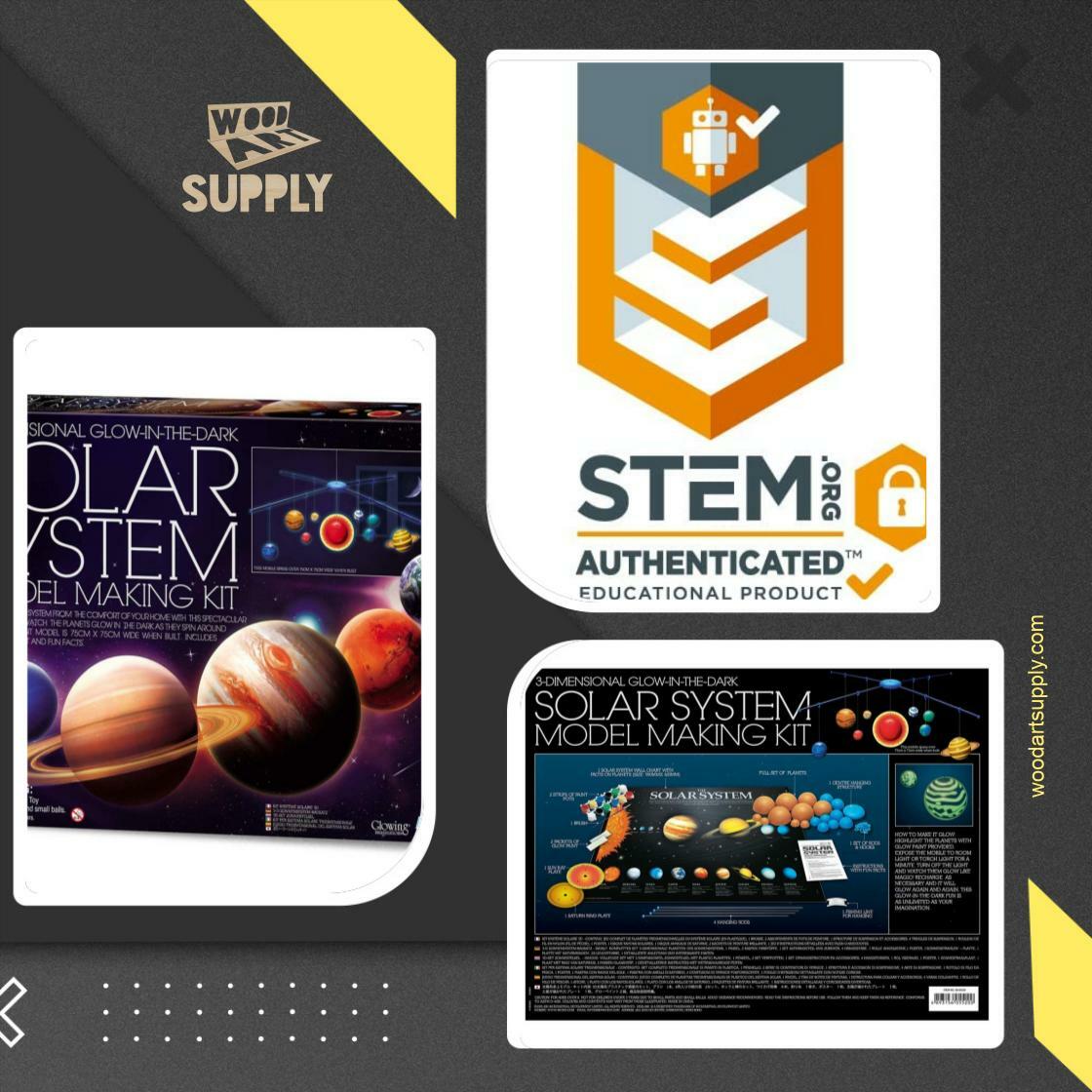 woodartsupply's tweet image. Get ready for a cosmic adventure! The 4M 3D Glow-in-the-Dark Solar System Mobile Making Kit turns learning into fun for your little ones. Explore the universe together! #STEMtoys #Astronomy 

Shop Now woodartsupply.com/products/4m-3d…