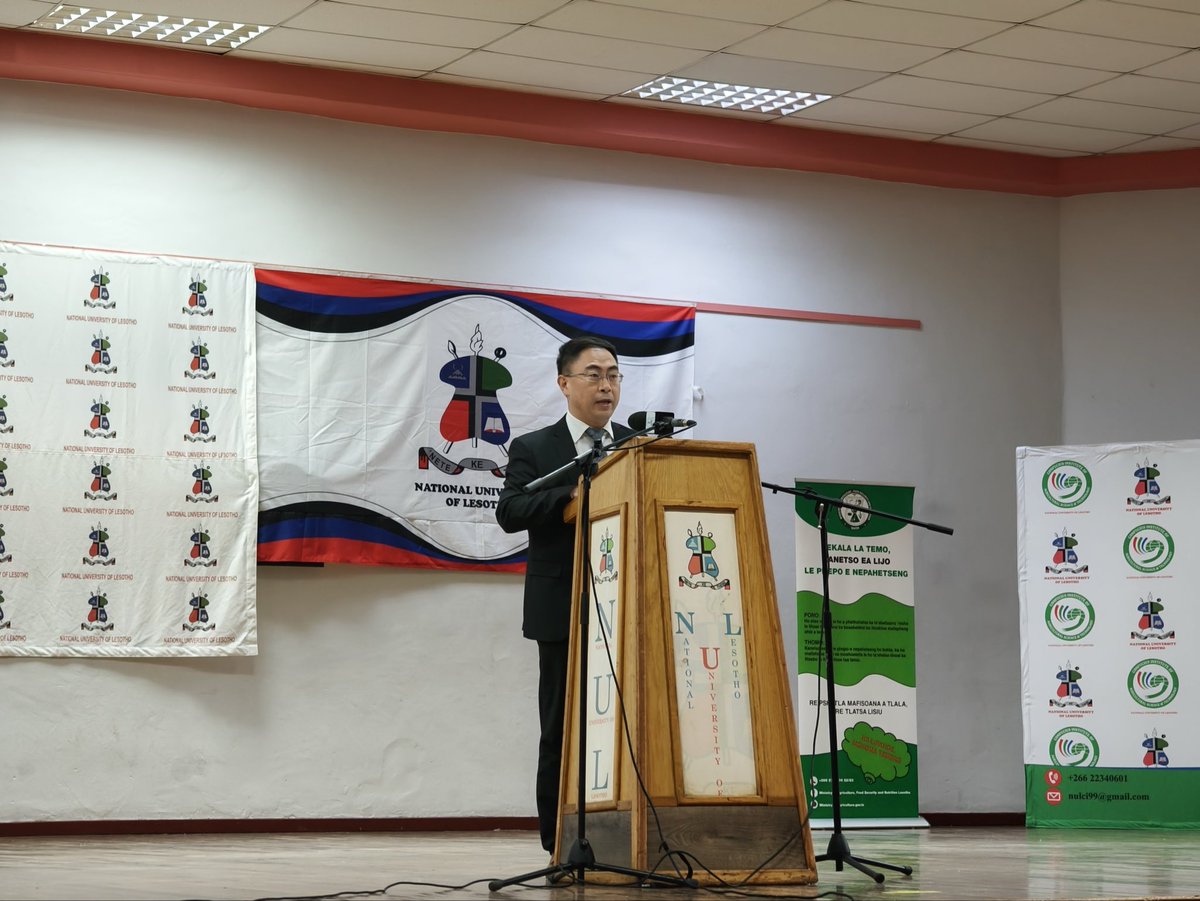 Chinese Embassy in Lesotho tweet media