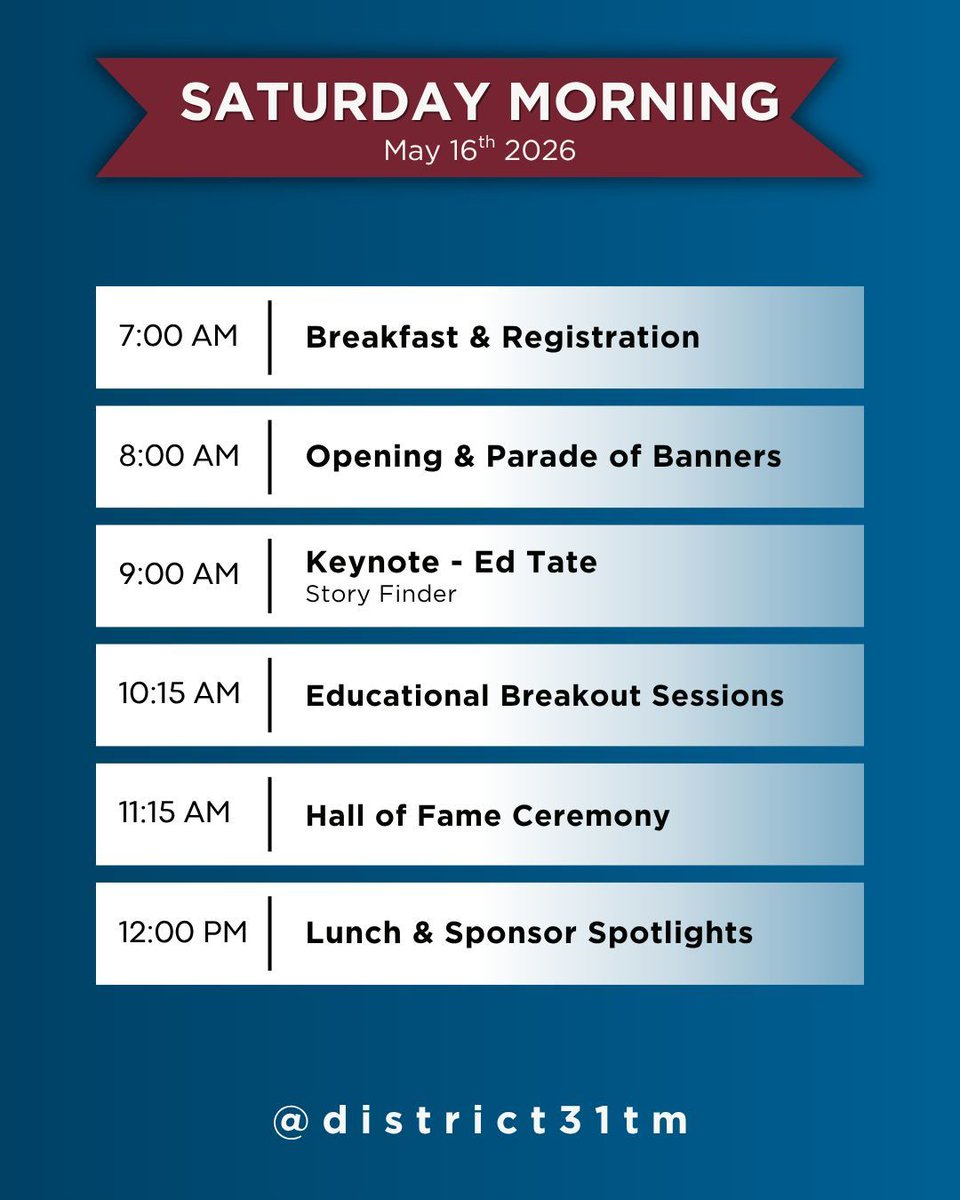 D31 Toastmasters tweet media