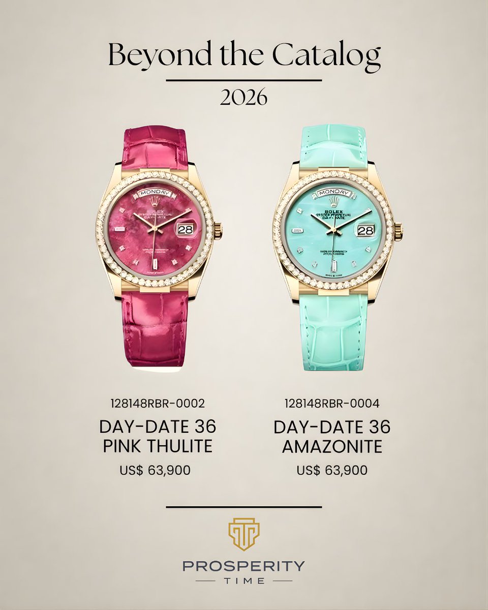 New Rolex 2026 Off Catalog Grails. 

Watches &amp; Wonders.