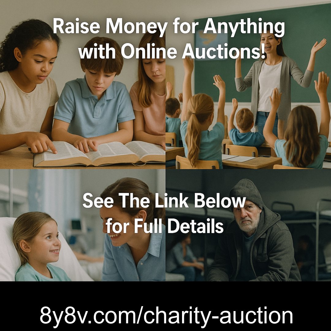 itfitz247's tweet image. Stress Free Fund Raising. They do the work. Set-up, Products to auction, Collection, and Deliveries all handled for you. Your cause gets paid without a hitch. Its really that easy. Get the details. #OnlineAuction #EasyFundRaising #ToolsForFundraising #PopsSaysItFitz