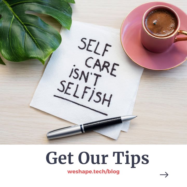 WeShapeTech's tweet photo. In the hustle and bustle of everyday life, we often find ourselves prioritizing the needs of others, leaving little time for our own well-being ❤️.  We have great tips for you to start taking care of yourself today https://t.co/RAmiZwRqYs  #SelfCare #CareerAdvice #WomenInTech https://t.co/7oxzX3uIy3