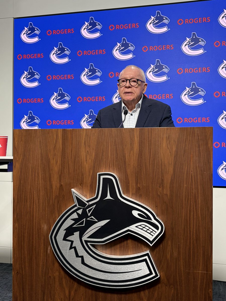 FarhanLaljiTSN's tweet image. Rutherford, “We felt it was time to make a change and give someone else an opportunity.”
He said he’s given Allvin an opportunity to stay in the organization in a different capacity and that he hasn’t made that decision. #Canucks