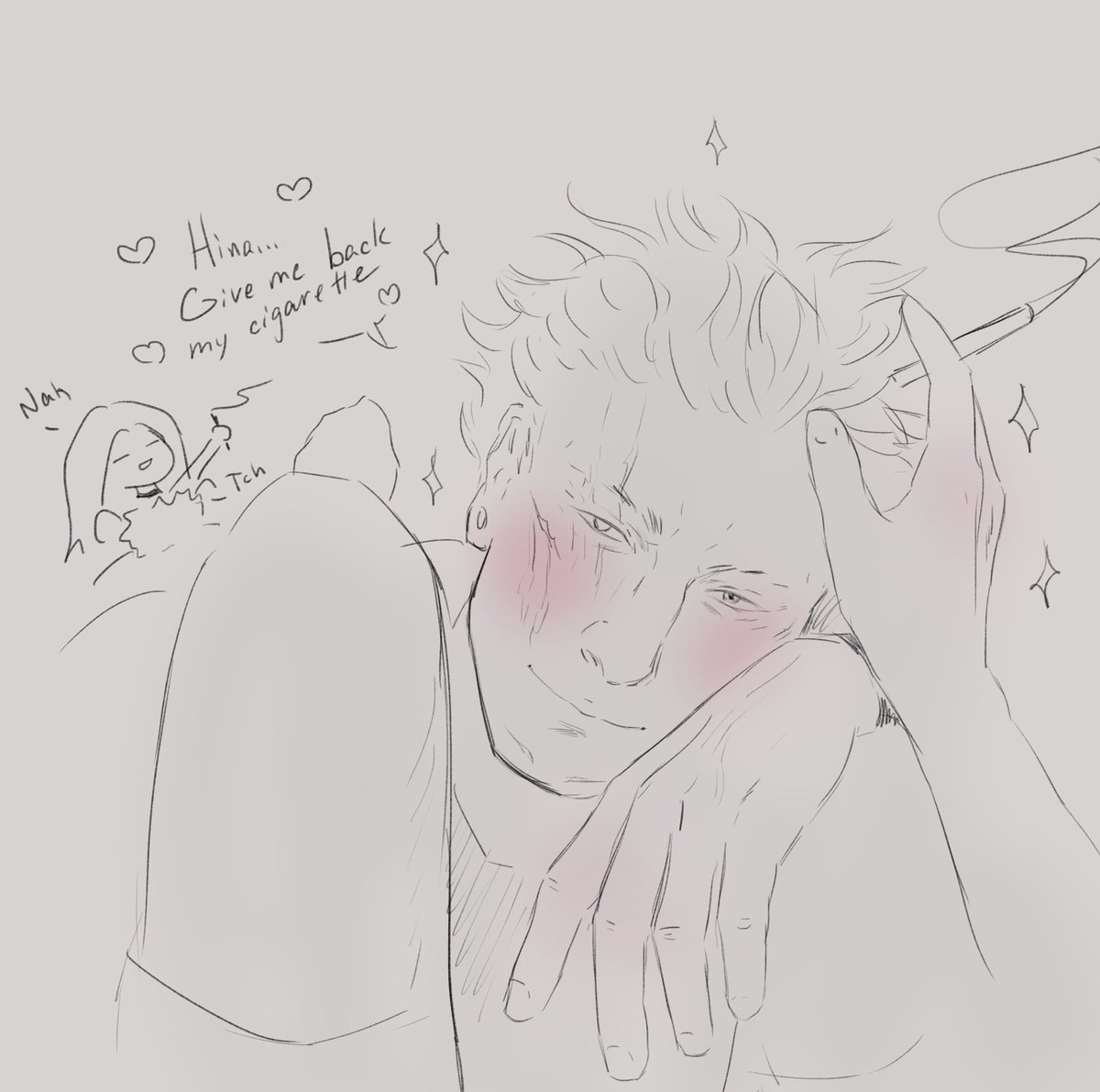 Hospital au. Sukuna and Hina are the doctors. And only in this au he smokes super stinky cigarettes #sukuna #jujutsukaisen