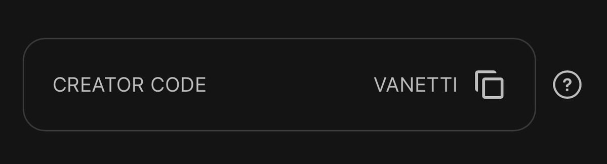 ‼️HUGE ANNOUNCEMENT‼️

IT IS WITH SO MUCH GRATITUDE AND SO MUCH EXCITEMENT THAT I ANNOUNCE THAT I HAVE FINALLY GOTTEN MY SAC CODE

please consider using code “vanetti” for any future item shop purchases to support me! thank you so much &amp; MUCH love!♥️🫂✨🎉